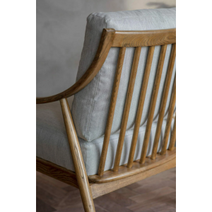 Mid Century Armchair Vintage Danish Fabric Chair Lounge Sofa Seat - Image 3