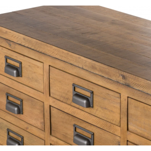 Industrial Chest Drawers Large Storage Sideboard Vintage Retro Side Cabinet - Image 3