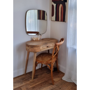 Nordic Console Table Mid Century Computer Desk Vintage Vanity Dressing Furniture - Image 4