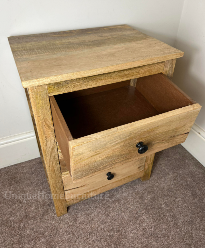 Rustic-Bedside-Table-Solid-Wood-3-Drawers-Vintage-Nightstand-Cabinet