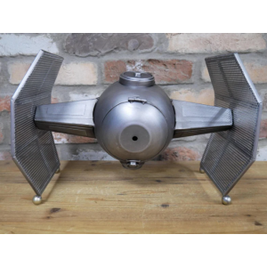 Industrial Table Clock Retro Metal Desk Spaceship Home Art Decor - Image 5