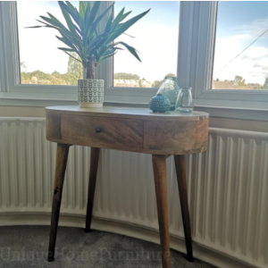 Nordic Console Table Mid Century Computer Desk Vintage Vanity Dressing Furniture - Image 3