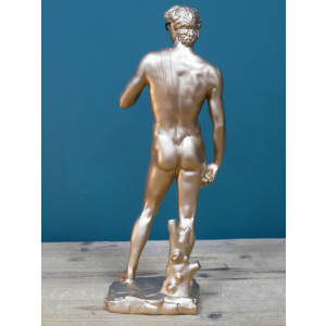 Gold Cool Dave Statue Resin Ornament Home Art Decor Man Sculpture - Image 4