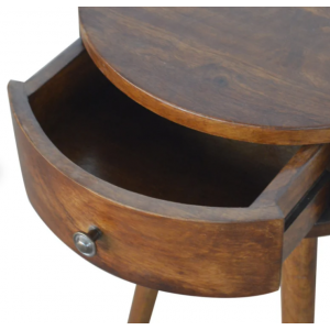 Retro Bedside Table Scandinavian Vintage Side End Unit Mid Century Danish Furniture - Image 3