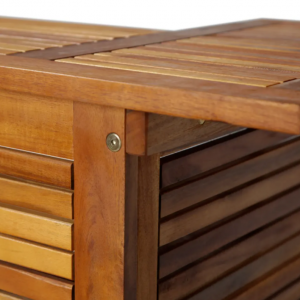 Garden Bar Table Solid Wood Furniture Tall Outdoor Patio Wooden Dining Storage - Image 8