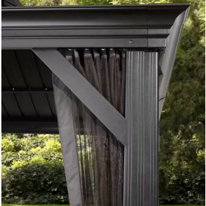 Garden Canopy Gazebo Hot Tub Pergola Large Metal Structure Awning Sun Shelter - Image 3