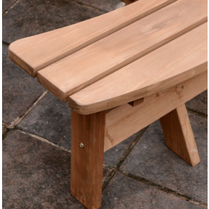 Round Picnic Table Outdoor Garden Furniture Wooden Pub Bench 6 Seater Beer Set - Image 4