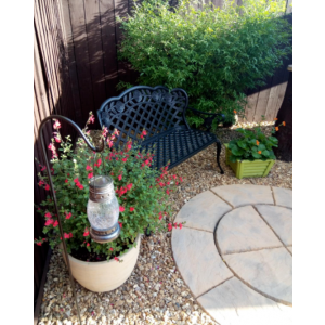 Metal Garden Love Seat French Garden Furniture 2 Seater Bench Cast Aluminium - Image 5