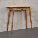 Small Writing Table Wooden Nordic Computer Desk Scandinavian Workstation