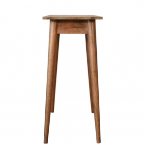 Small Writing Table Wooden Nordic Computer Desk Scandinavian Workstation - Image 4