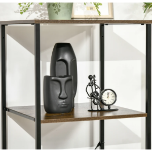 Tall Industrial Cabinet Rustic Metal Chest Drawers Storage Display Shelving Unit - Image 5
