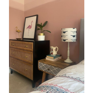 Scandinavian Bedside Table Nordic Storage Nightstand Retro 1 Drawer Side End Cabinet - Image 3
