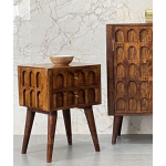 Mid Century Bedside Table Scandinavian Modern Nightstand Danish Nordic Side Cabinet