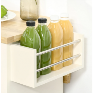 Kitchen Island Unit Drop Leaf Breakfast Dining Table Cupboard Trolley Worktop - Image 6