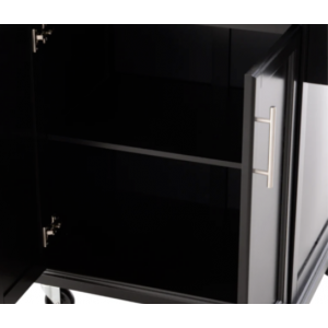 Kitchen Cart Island Butchers Block Table Trolley Storage Cabinet Cupboard Unit - Image 3