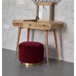 Scandinavian Dressing Table Rustic Solid Wood Nordic Console Writing Desk