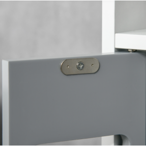 Narrow Bathroom Cabinet White Slim Unit Storage Shelf Cupboard Modern Display - Image 4