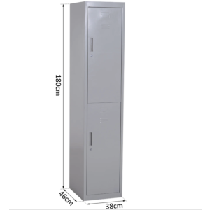 Tall Industrial Cabinet Vintage Narrow Locker Metal Storage Cupboard Retro Door - Image 5