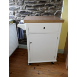 Small Kitchen Island Butchers Block Table Storage Cabinet Trolley Cupboard Unit