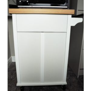 Small Kitchen Island Butchers Block Table Storage Cabinet Trolley Cupboard Unit - Image 5