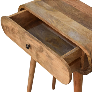 Nordic Console Table Small Solid Wood Scandinavian Modern Dressing Storage Desk - Image 3