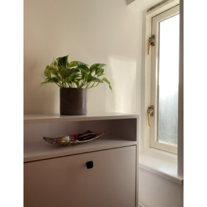 White Shoe Cabinet Modern Storage Cupboard Hallway Shelf Rack Unit - Image 3