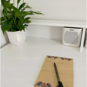 Scandinavian Computer Desk Modern Writing Table Retro Wooden Office Storage - Image 2