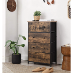 Industrial Chest Drawers Vintage Storage Sideboard Rustic Metal Furniture Unit