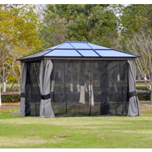 Garden Canopy Gazebo Large Outdoor Pergola Metal Structure Awning Sun Shelter - Image 7