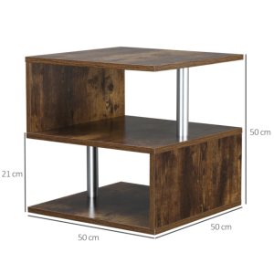 Industrial Coffee Table Vintage Retro Room Large Side Table Rustic End Furniture - Image 3