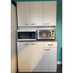Kitchen Dresser Cabinet Tall White Furniture Pantry Drawer Cupboard Storage Unit