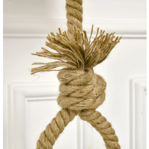 Rustic Rope Lamp Vintage Industrial Table Light Farmhouse Nautical Lampshade - Image 2