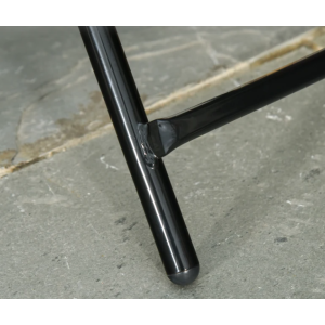 Small Garden Table Round Glass Furniture Bistro Coffee Side Metal Folding Patio - Image 3