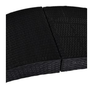 Rattan Sun Lounger Folding Cushion Chair Garden Patio Black Wicker Day Bed Furniture - Image 5
