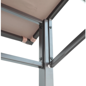 BBQ Gazebo Shelter Metal Barbecue Canopy Patio Awning Sun Shade Pergola Marquee - Image 4