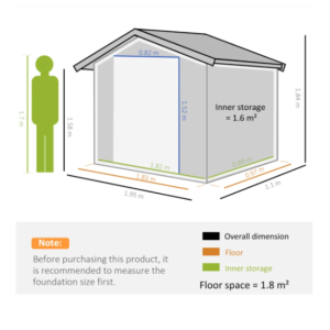 Garden Metal Shed Bike Tool Storage Cupboard Outdoor Large Patio Summer House - Image 2