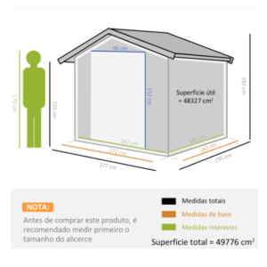 Metal Storage Shed Large Walk In Tool Bike Outdoor Garden Summer House Roof Door - Image 6