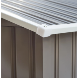 Metal Storage Shed Large Walk In Tool Bike Outdoor Garden Summer House Roof Door - Image 10