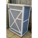 Outdoor Utility Cabinet Garden Storage Shed Waterproof Small Tool Wooden Box