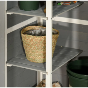 Outdoor Utility Cabinet Garden Storage Shed Waterproof Small Tool Wooden Box - Image 4