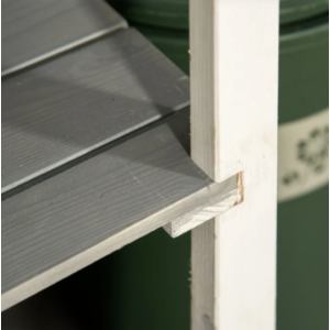Outdoor Utility Cabinet Garden Storage Shed Waterproof Small Tool Wooden Box - Image 5