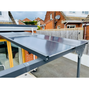 Wall Mounted Pergola Outdoor Aluminium Gazebo Lean To Patio Post Structure Roof - Image 3