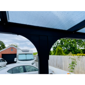 Wall Mounted Pergola Outdoor Aluminium Gazebo Lean To Patio Post Structure Roof - Image 5