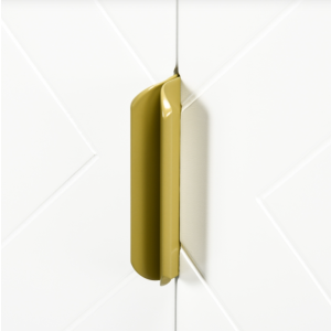 Under Sink Cabinet White Bathroom Cupboard Modern Metal Gold Storage Basin Doors - Image 6