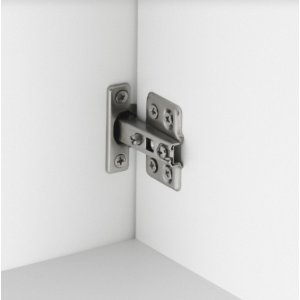 Under Sink Cabinet White Bathroom Cupboard Modern Metal Gold Storage Basin Doors - Image 8