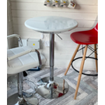 Breakfast Bar Table Tall Counter Height Kitchen Round Small Metal Leg Dining Pub