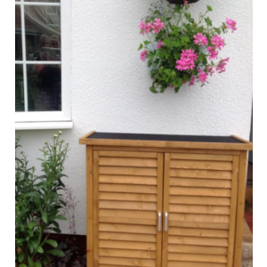 Small Wooden Shed Outdoor Storage Unit Utility Tools Box Garden Patio Cupboard - Image 6