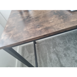 Industrial Computer Desk Vintage Retro Writing Table Rustic Metal Office Study - Image 6