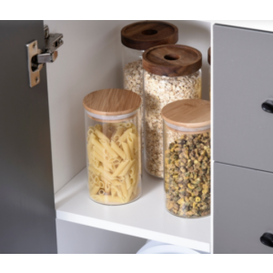 Grey Kitchen Cabinet White Pantry Larder Storage Buffet Dresser Modern Cupboard - Image 5