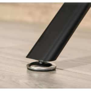 Large Computer Desk Black Executive Metal Home Office Modern Storage Drawers PC Table - Image 6